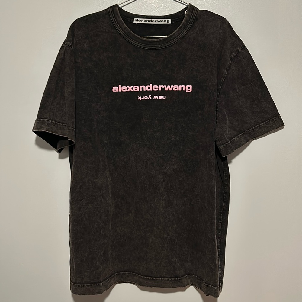 Alexander Wang acid wash tee
